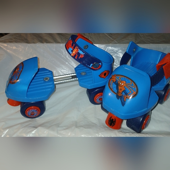 Pre-loved Spider-Man Blue & Red Shoe Roller Skates - Picture 5 of 7